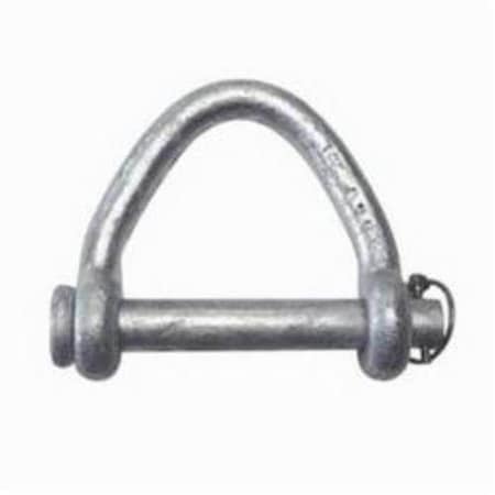 Cm Web Sling Shackle, 23500 Lb Load, 118 In, 114 In BoltNutCotter Pin M706H